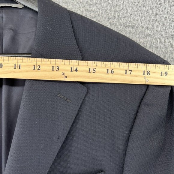 CANALI 1934 Traveler Water Resistant Blazer Jacket‎ Coat Wool Black ITALY 44 - Picture 4 of 14